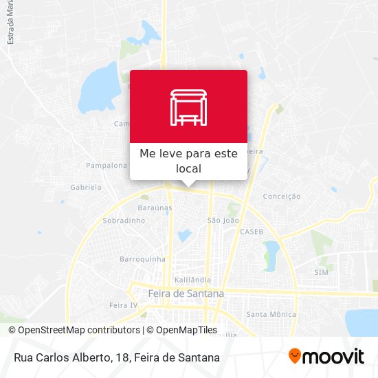 Rua Carlos Alberto, 18 mapa