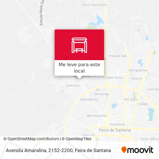 Avenida Amaralina, 2152-2200 mapa