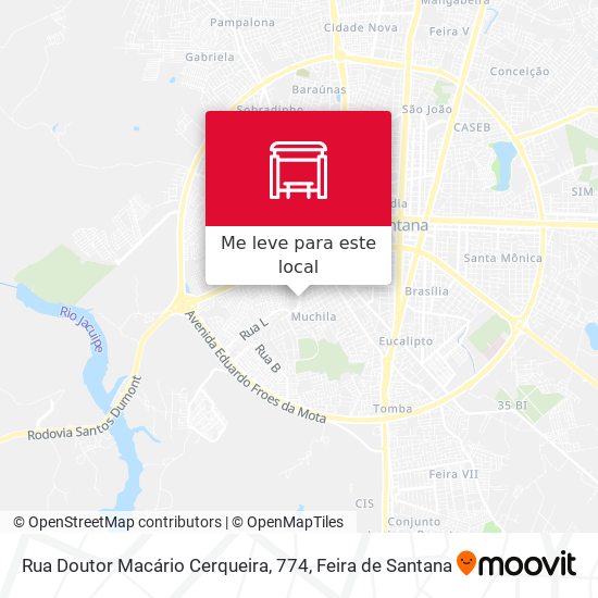 Rua Doutor Macário Cerqueira, 774 mapa