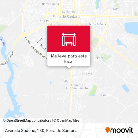 Avenida Sudene, 180 mapa