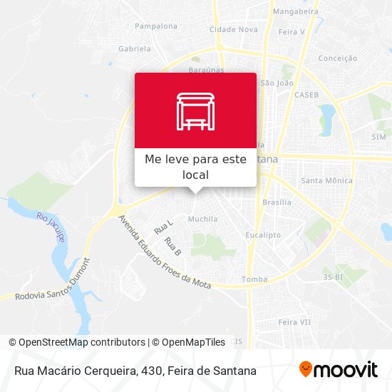 Rua Macário Cerqueira, 430 mapa