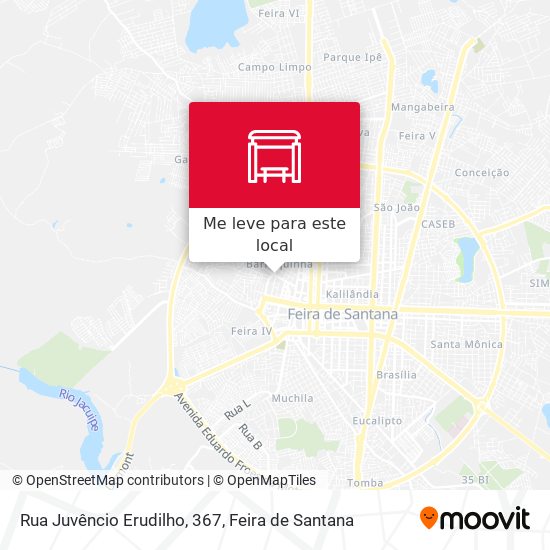 Rua Juvêncio Erudilho, 367 mapa