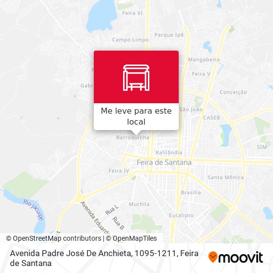 Avenida Padre José De Anchieta, 1095-1211 mapa