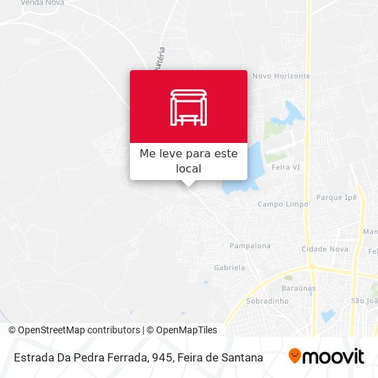 Estrada Da Pedra Ferrada, 945 mapa