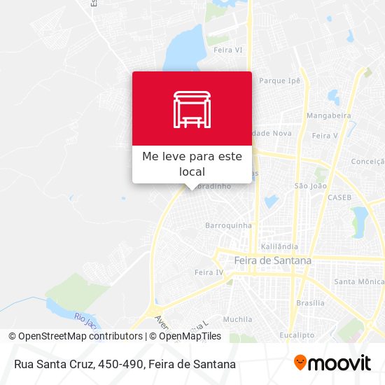 Rua Santa Cruz, 450-490 mapa