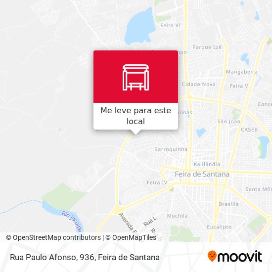 Rua Paulo Afonso, 936 mapa