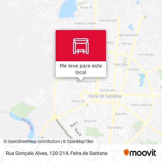 Rua Gonçalo Alves, 120-214 mapa