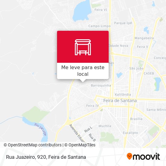 Rua Juazeiro, 920 mapa