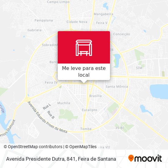 Avenida Presidente Dutra, 841 mapa