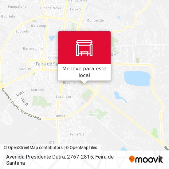 Avenida Presidente Dutra, 2767-2815 mapa