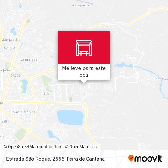 Estrada São Roque, 2556 mapa