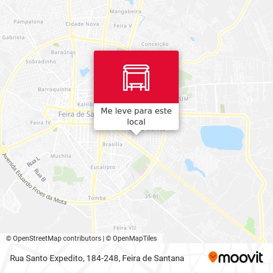Rua Santo Expedito, 184-248 mapa