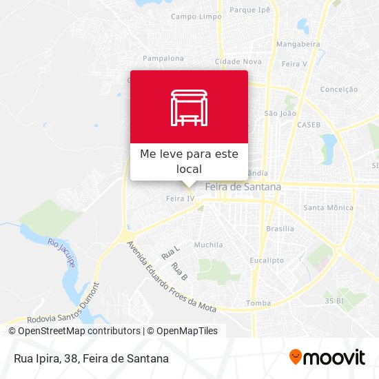 Rua Ipira, 38 mapa