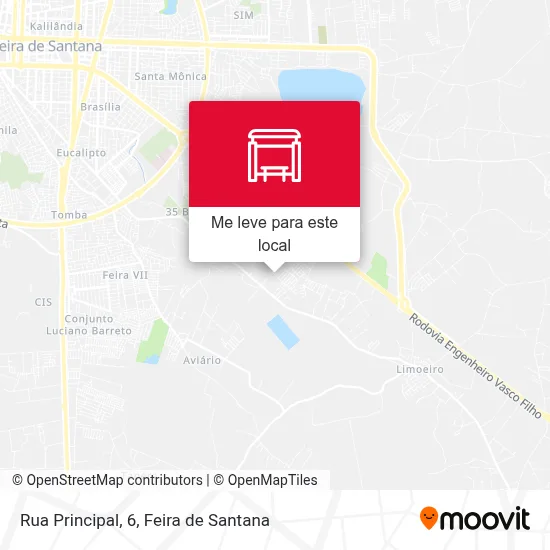 Rua Principal, 6 mapa