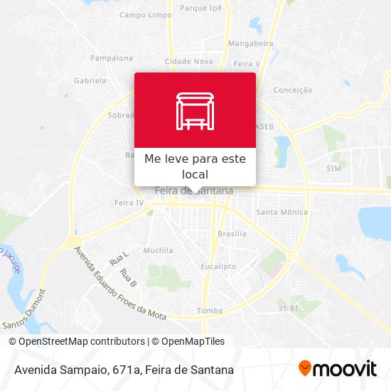 Avenida Sampaio, 671a mapa