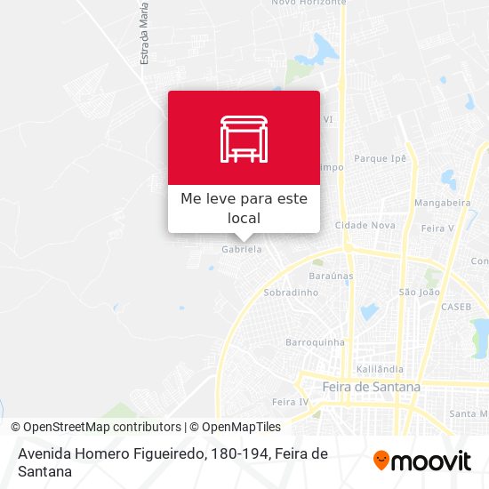 Avenida Homero Figueiredo, 180-194 mapa