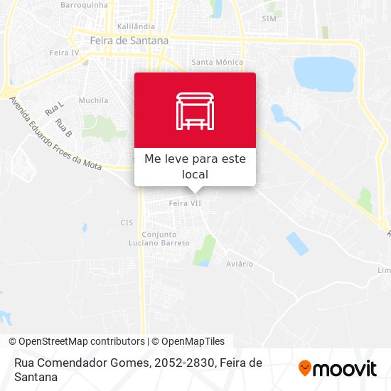 Rua Comendador Gomes, 2052-2830 mapa