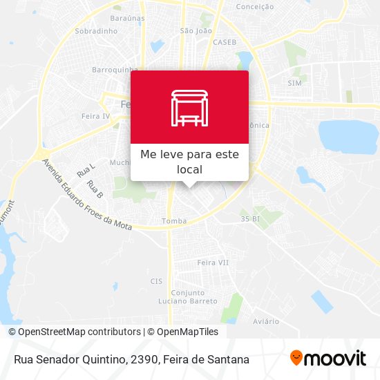 Rua Senador Quintino, 2390 mapa