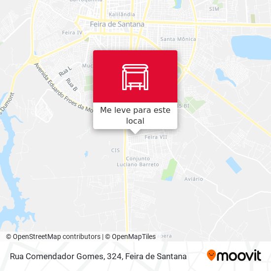 Rua Comendador Gomes, 324 mapa