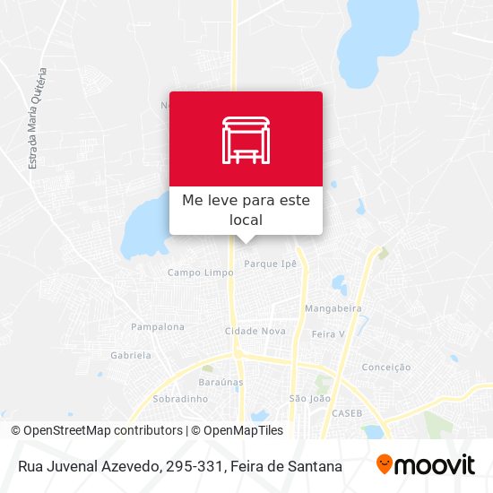 Rua Juvenal Azevedo, 295-331 mapa