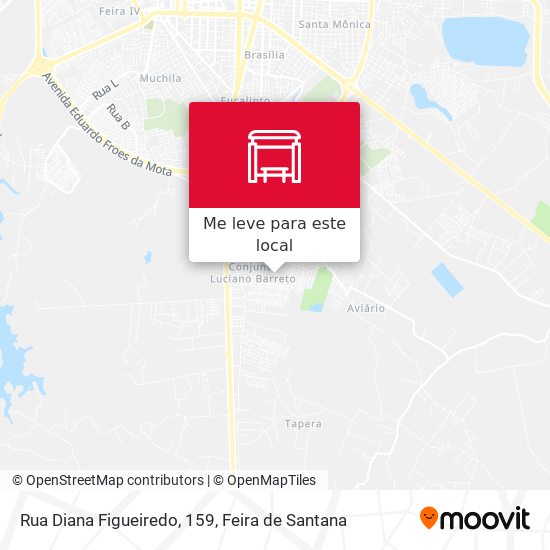 Rua Diana Figueiredo, 159 mapa