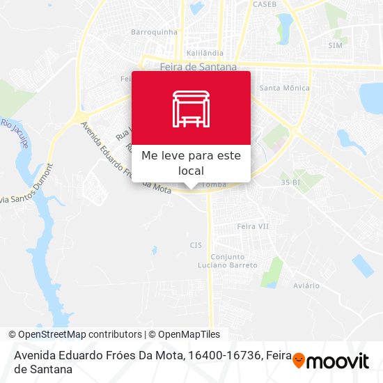 Avenida Eduardo Fróes Da Mota, 16400-16736 mapa
