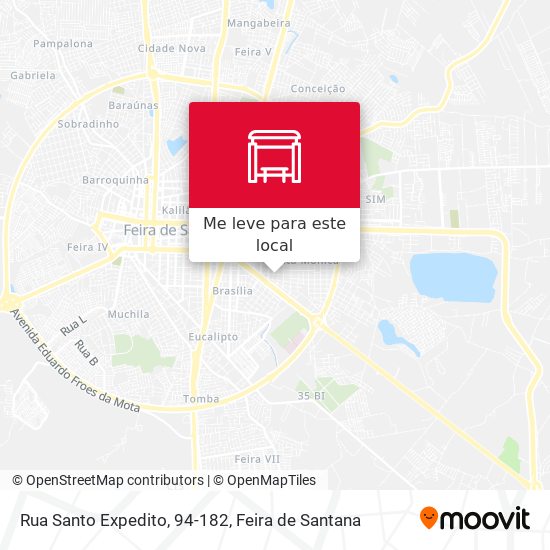 Rua Santo Expedito, 94-182 mapa