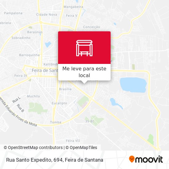 Rua Santo Expedito, 694 mapa