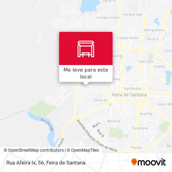 Rua Afeira Ix, 56 mapa