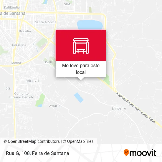 Rua G, 108 mapa