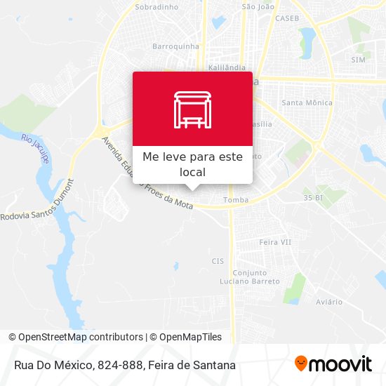 Rua Do México, 824-888 mapa