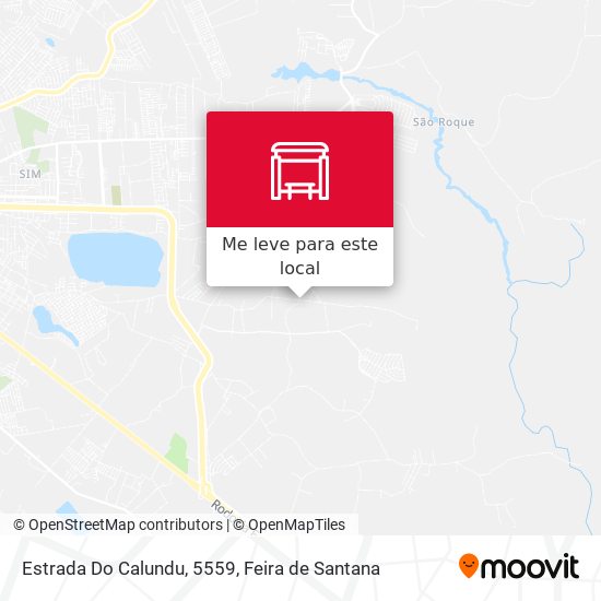 Estrada Do Calundu, 5559 mapa