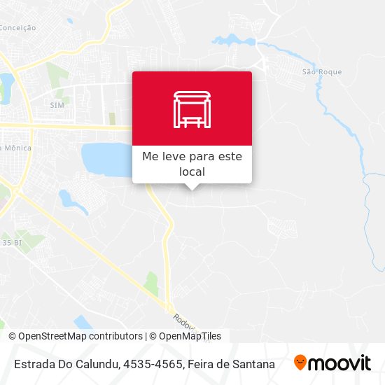 Estrada Do Calundu, 4535-4565 mapa
