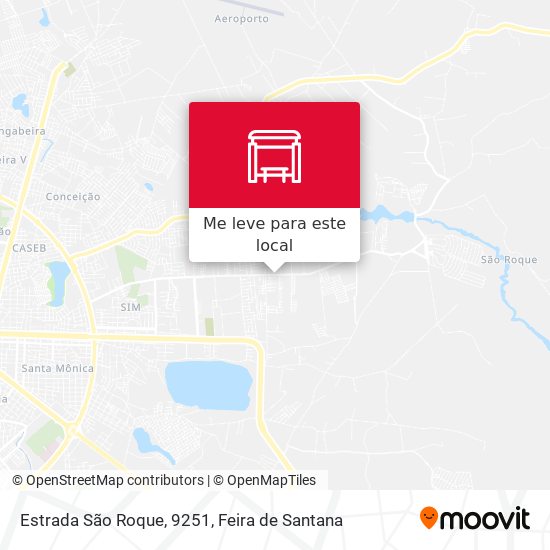 Estrada São Roque, 9251 mapa