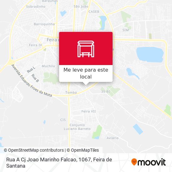 Rua A Cj Joao Marinho Falcao, 1067 mapa