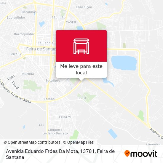 Avenida Eduardo Fróes Da Mota, 13781 mapa