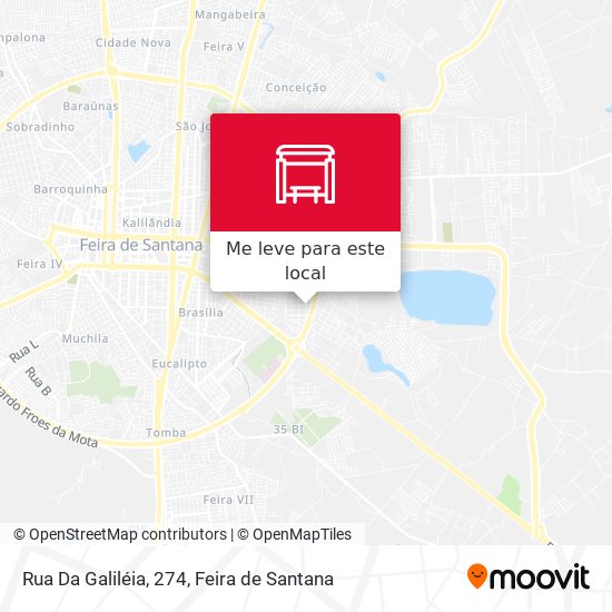 Rua Da Galiléia, 274 mapa