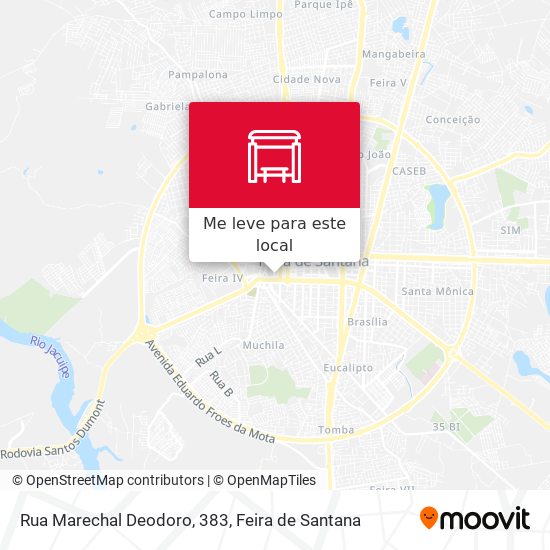 Rua Marechal Deodoro, 383 mapa