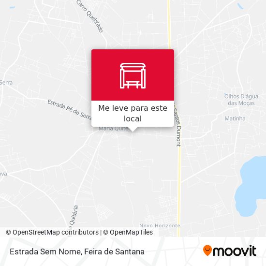 Estrada Sem Nome mapa