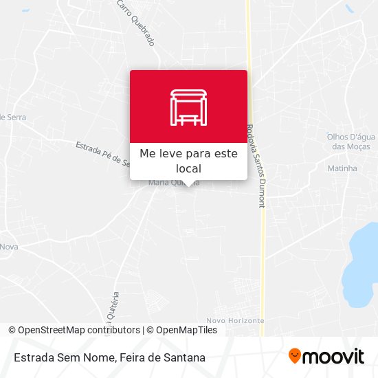 Estrada Sem Nome mapa