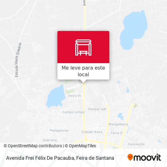 Avenida Frei Félix De Pacauba mapa