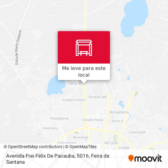 Avenida Frei Félix De Pacauba, 5016 mapa