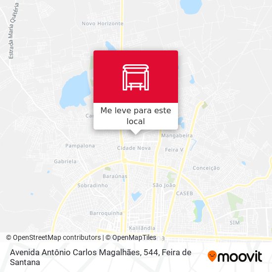 Avenida Antônio Carlos Magalhães, 544 mapa