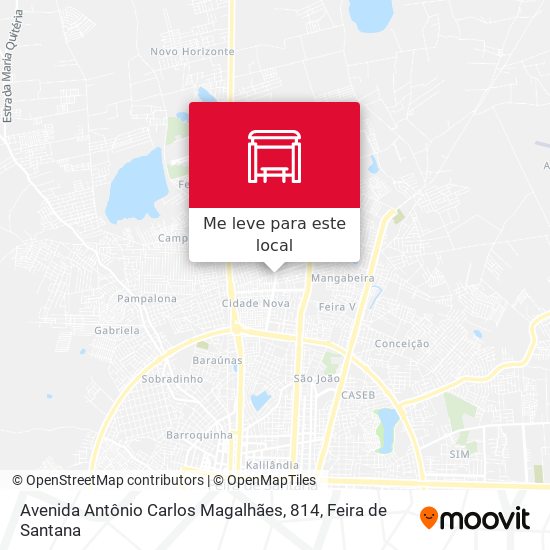 Avenida Antônio Carlos Magalhães, 814 mapa