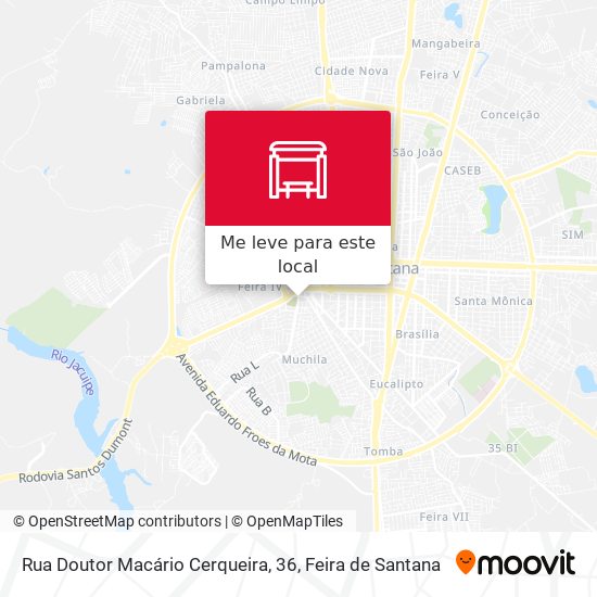 Rua Doutor Macário Cerqueira, 36 mapa