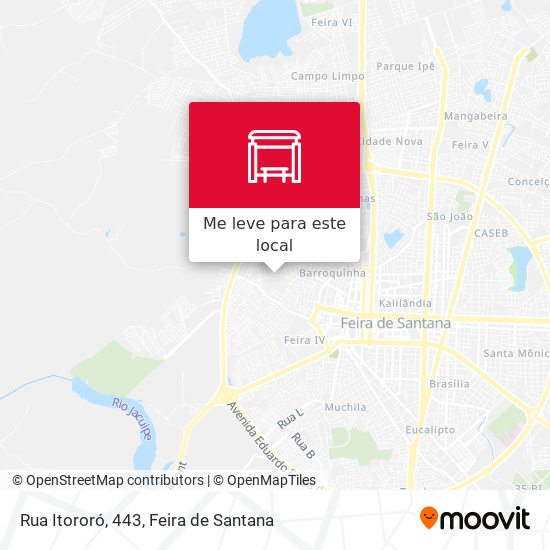 Rua Itororó, 443 mapa