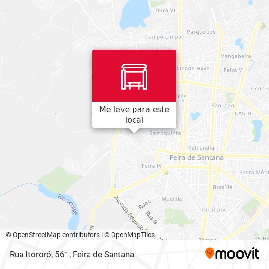 Rua Itororó, 561 mapa