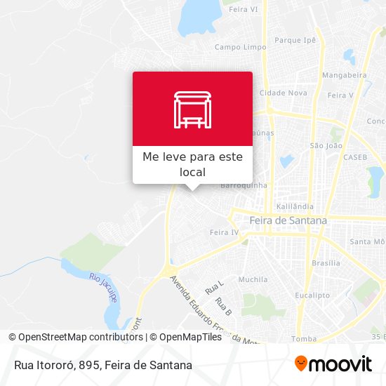 Rua Itororó, 895 mapa