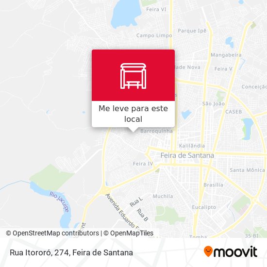 Rua Itororó, 274 mapa