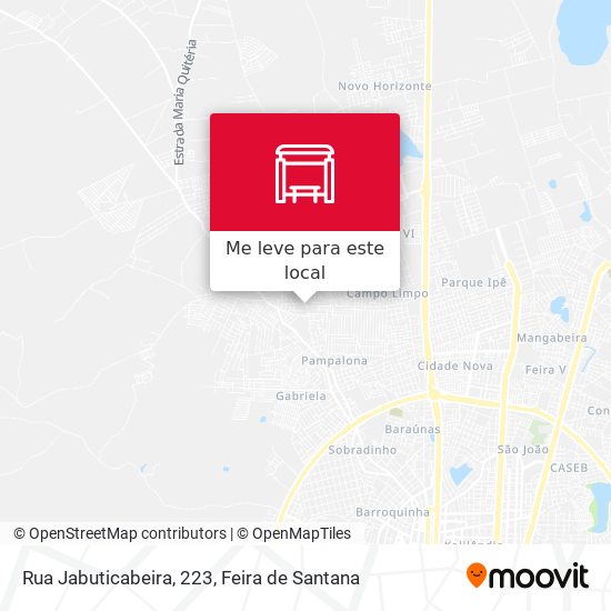 Rua Jabuticabeira, 223 mapa